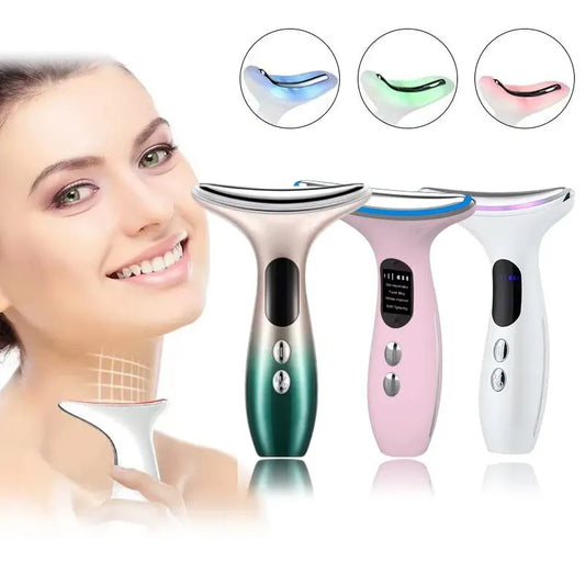 ✨LumiLift – EMS Face & Neck Sculpting Device with LED Glow Therapy